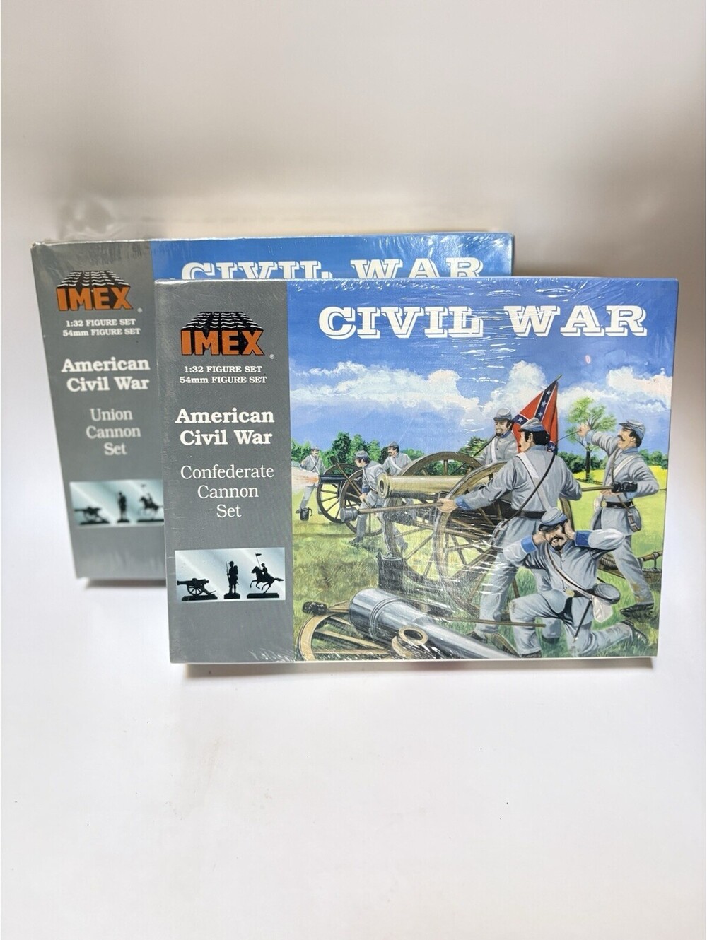 IMEX | NWOT American Civil War Confederate/Union Cannon #781/#772 Figure Sets